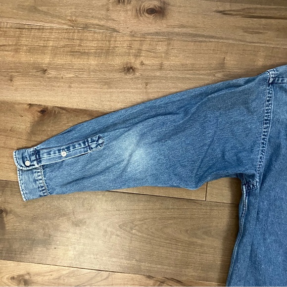 Vintage Polo Ralph Lauren Mens Size XL Blake Denim Long Sleeve Button Down Shirt - Picture 9 of 14
